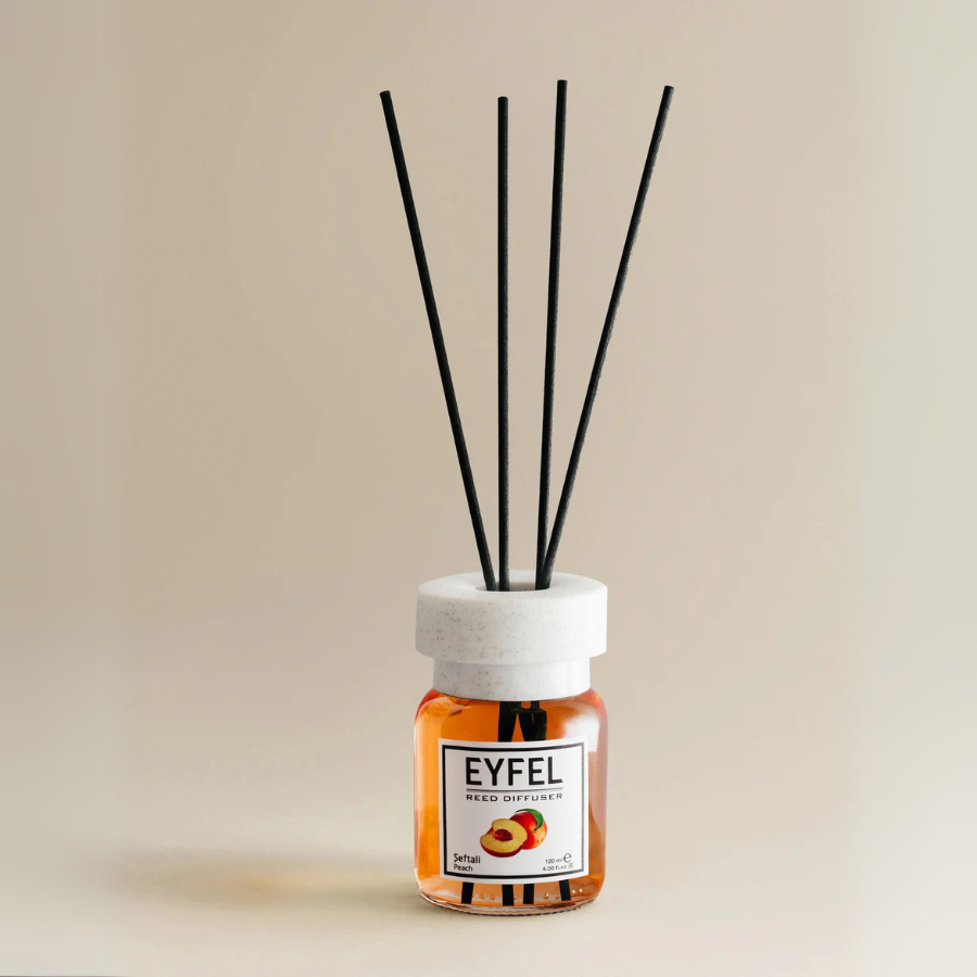 Eyfel Reed Diffuser Peach Scent 4.00FL.OZ