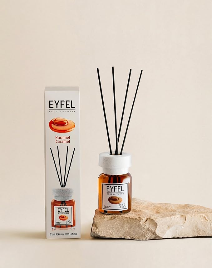 EYFEL REED DIFFUSER CARAMEL SCENT 4.00FL.OZ | 120ML