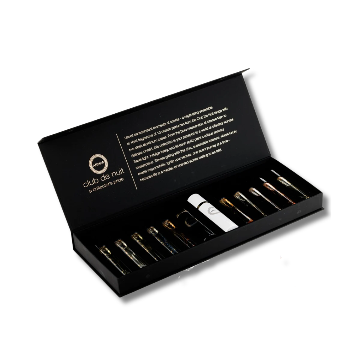 Armaf Club De Nuit Collector's Pride Discovery Set 10 X Parfum Spray 0.3FL.OZ v