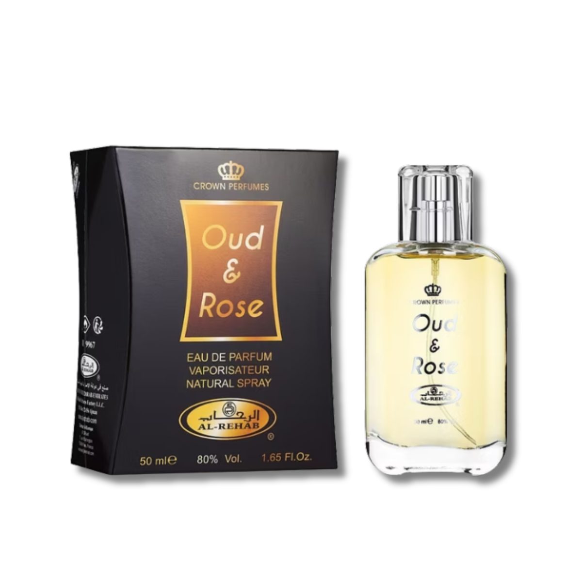 Al Rehab Oud & Rose Perfume 1.6FL.OZ For Unisex