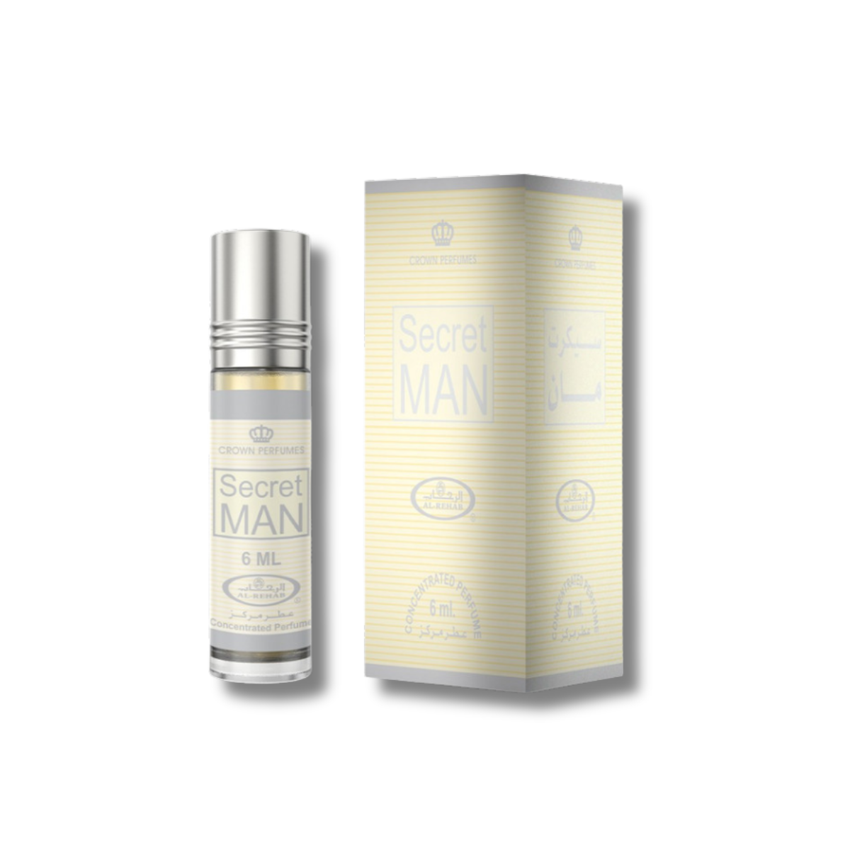 Al Rehab Secret Man Roll On Perfume 6Pcs x 0.2FL.OZ For Unisex