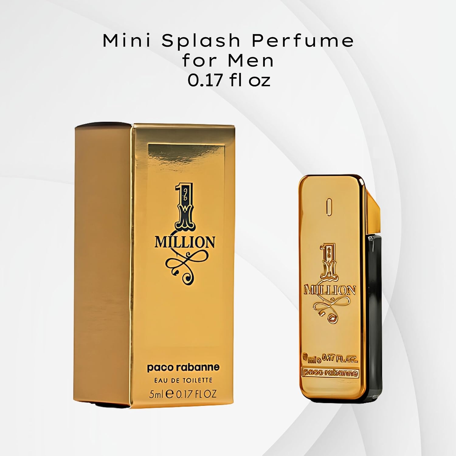 Paco Rabanne 1 Million Eau De Toilette 0.17FL.OZ For Men