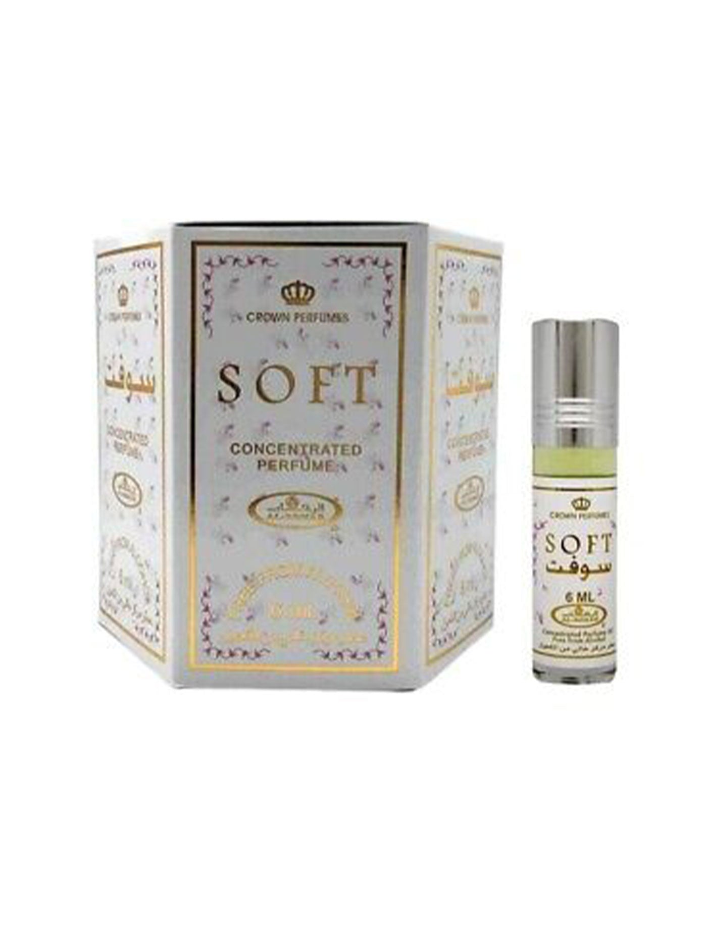 Al Rehab Soft Oil Roll On Perfume 6Pcs x 0.2FL.OZ For Unisex