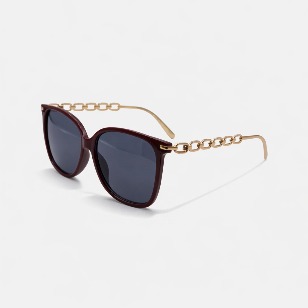 SOFT SQUARE MAROON SUNGLASSES SUN149 F3010