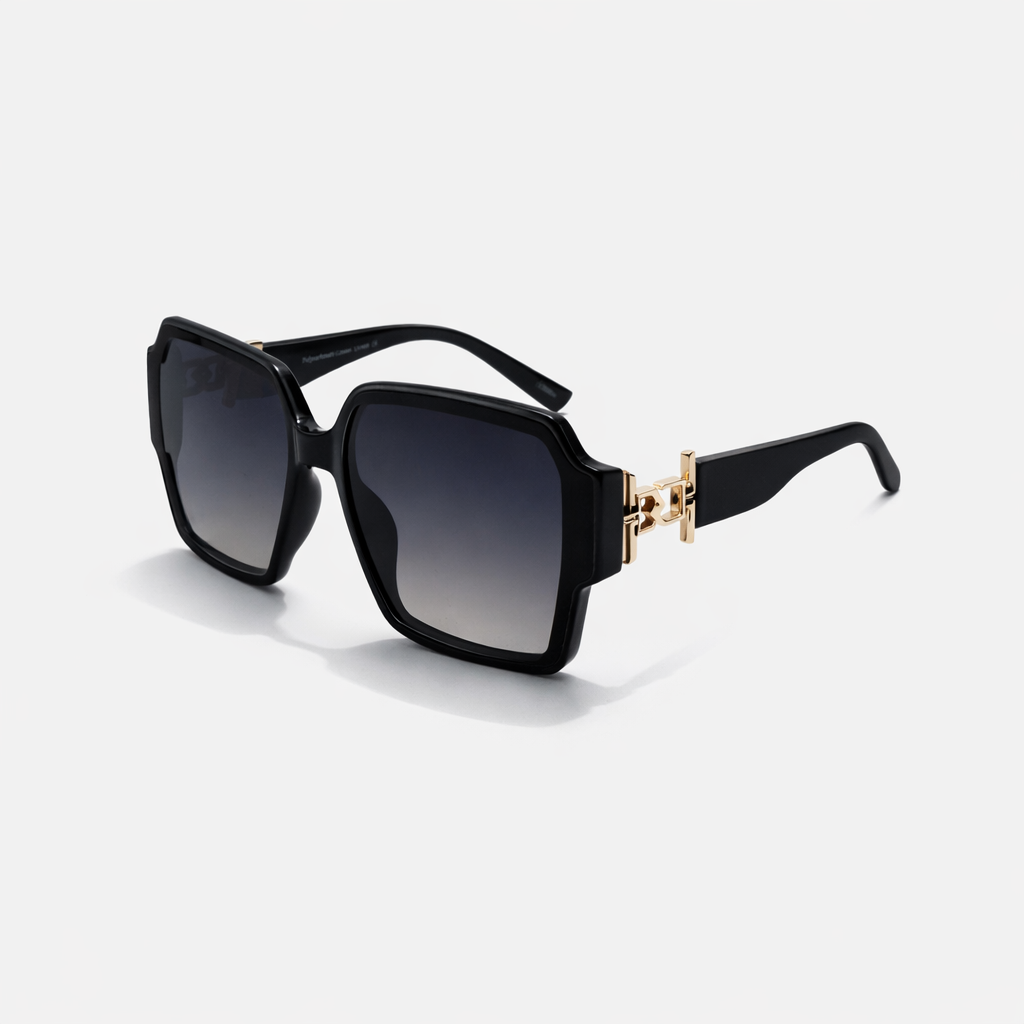 SQUARE GREEN SUNGLASSES SUN103 F3017