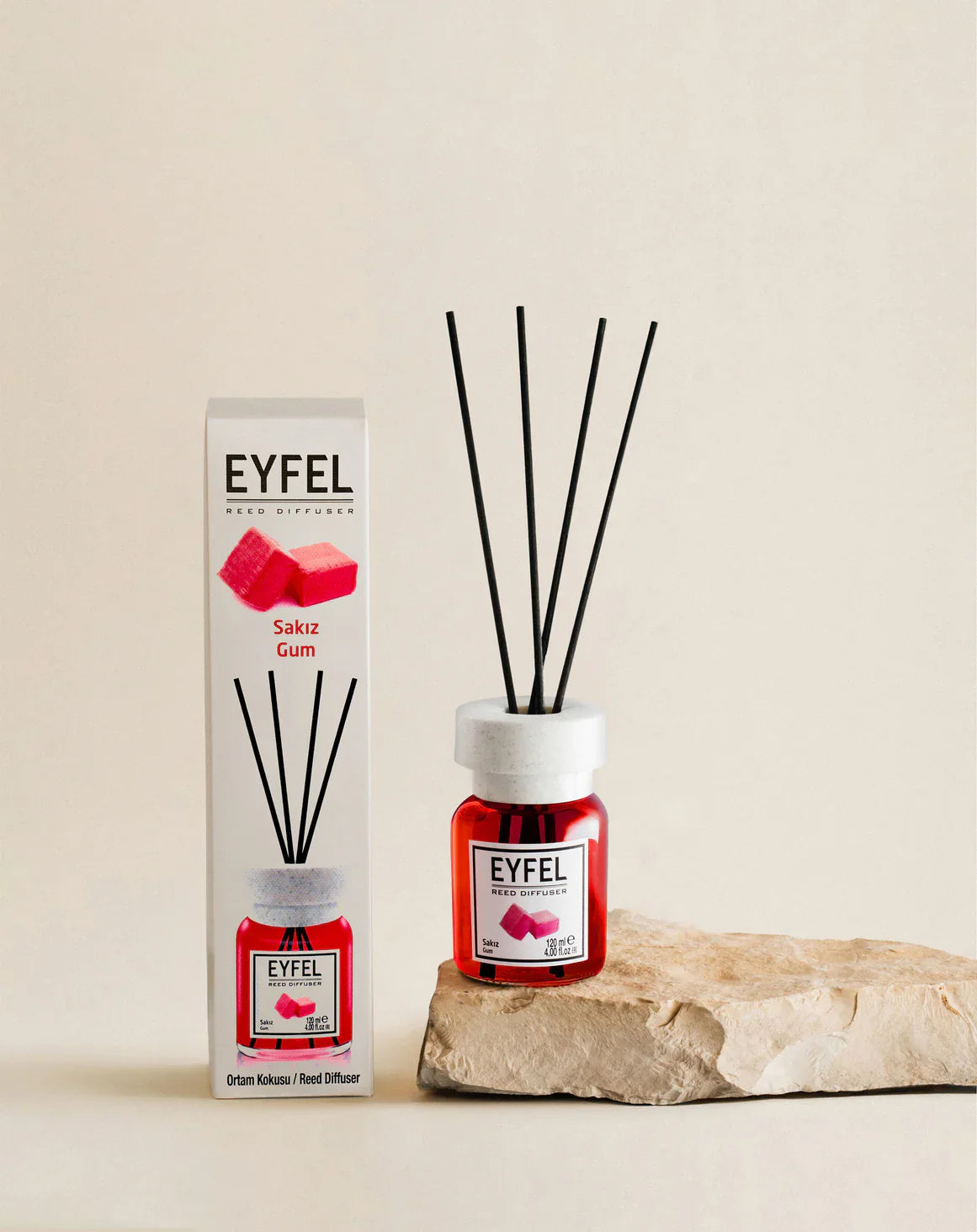 Eyfel Reed Diffuser Gum Scent 4.00FL.OZ