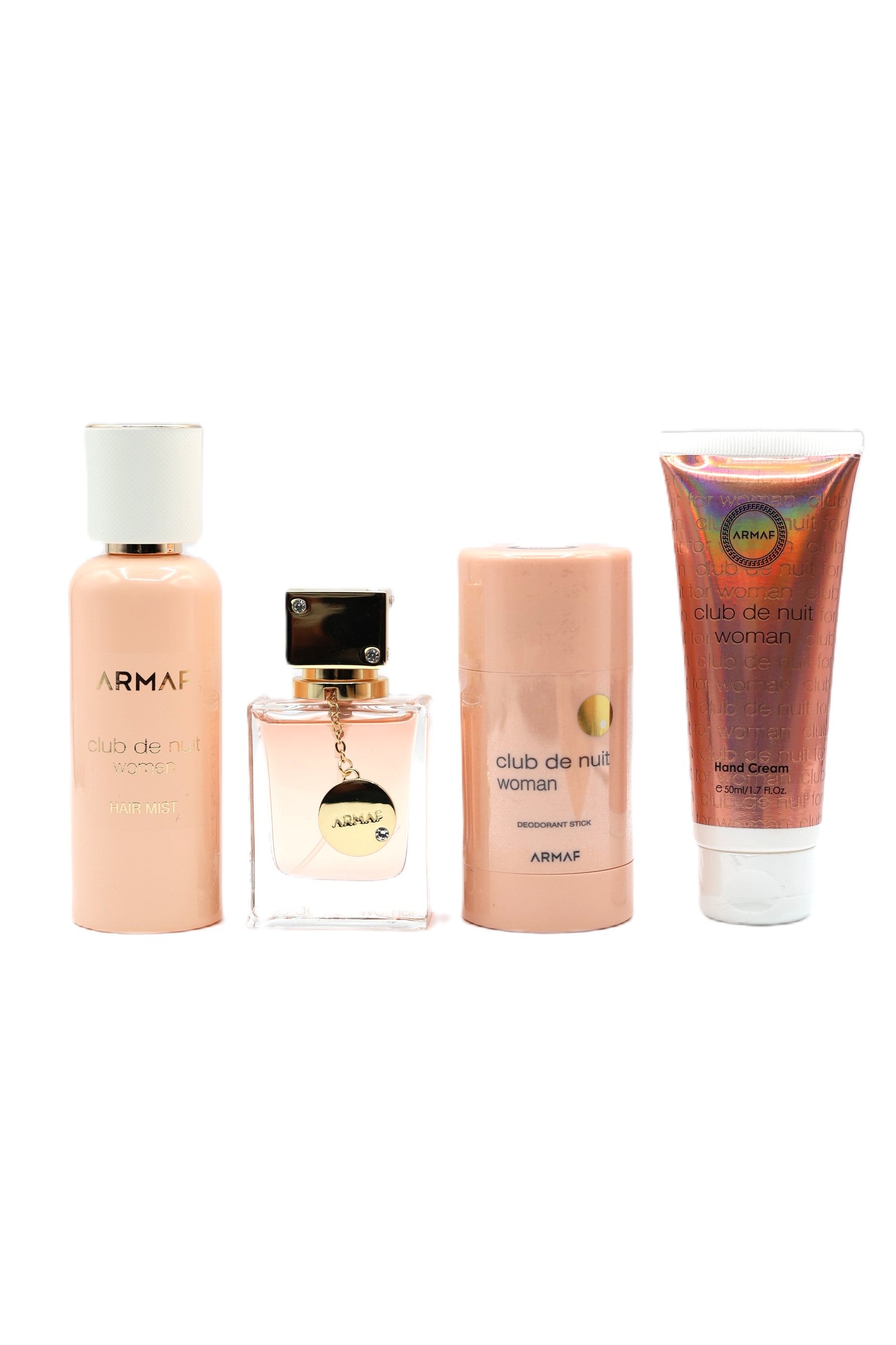 Armaf Club De Nuit Women A Collector's Pride Perfum Hair Mist, Deodoeant Hand Cream Gift Set For Women