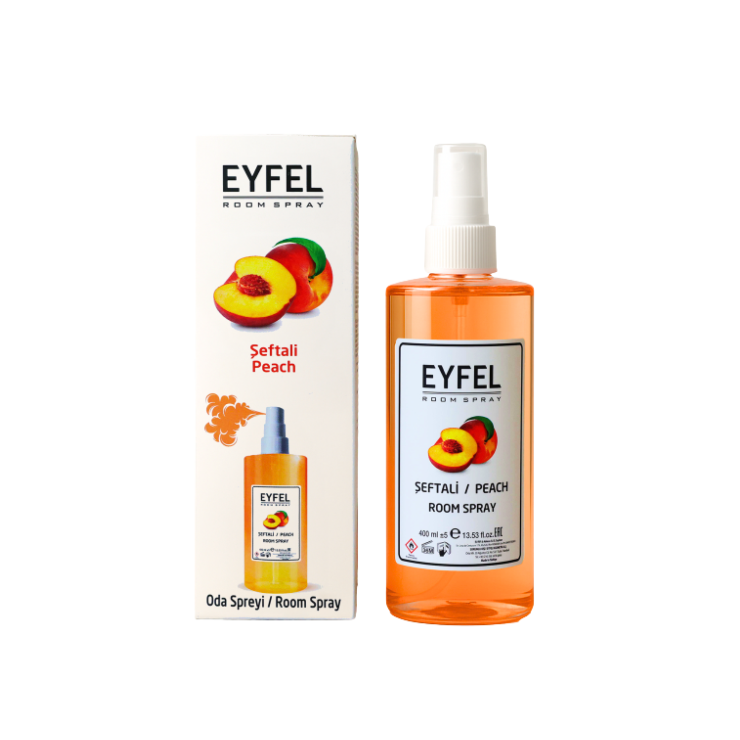 EYFEL ROOM SPRAY PEACH SCENT 13.53FL.OZ | 400ML