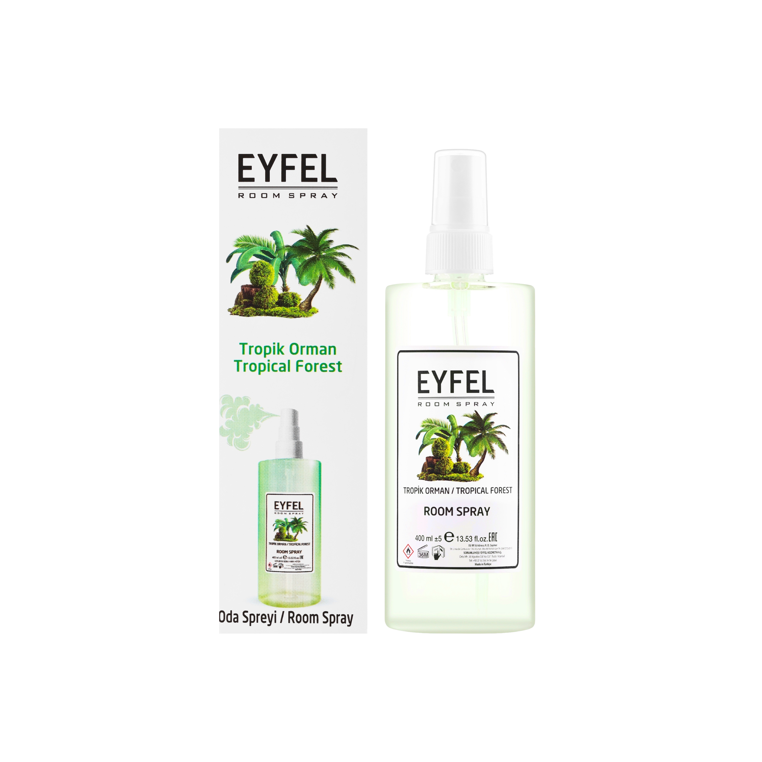 EYFEL ROOM SPRAY TROPICAL FOREST SCENT 13.53FL.OZ | 400ML