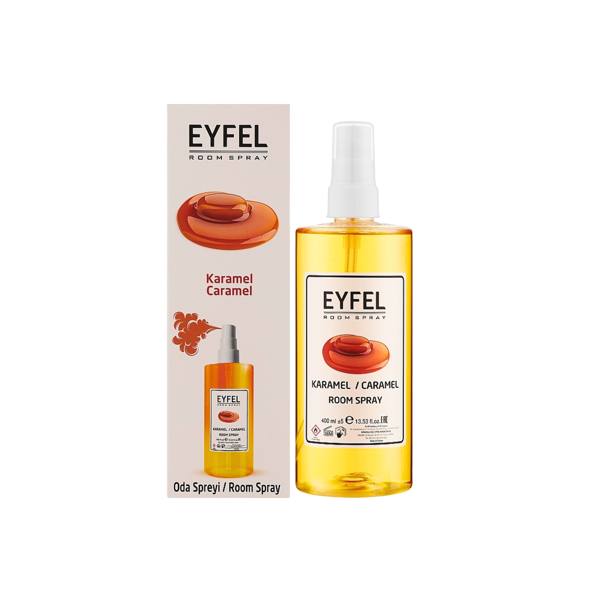 EYFEL ROOM SPRAY  CARAMEL SCENT 16.91FL.OZ | 400ML