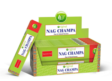 Nandita Original Nagchampa 15gm 12pack Incense Sticks