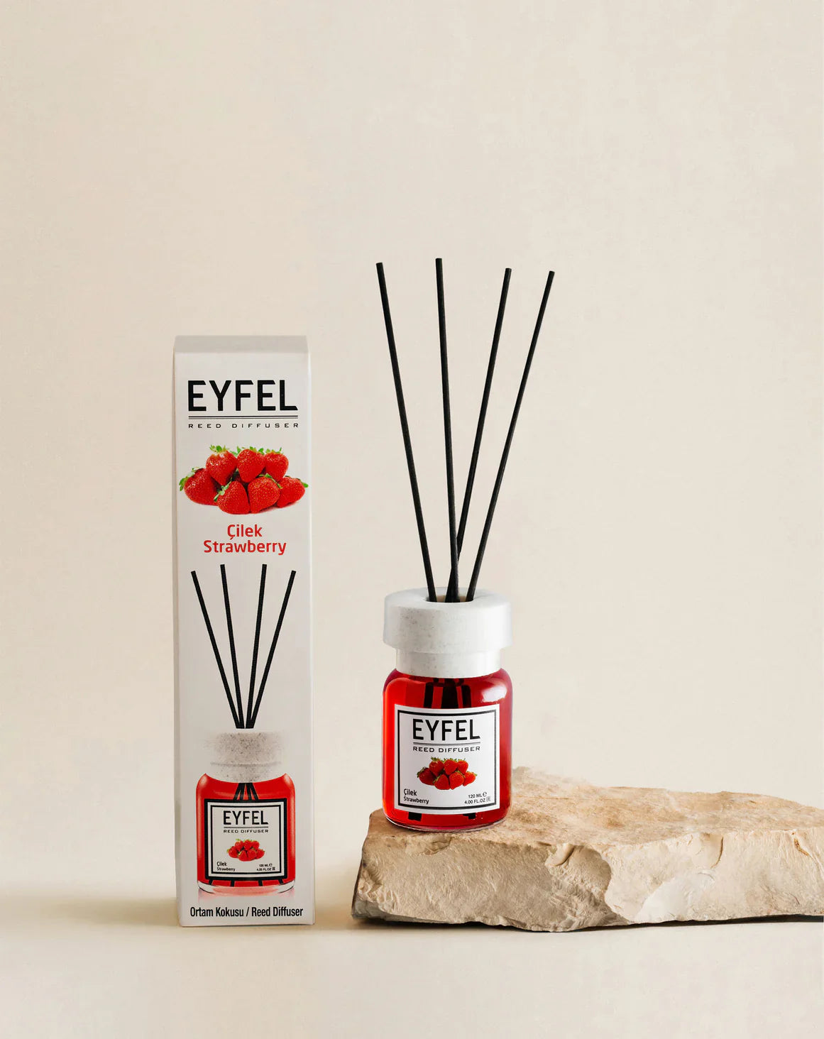 Eyfel Reed Diffuser Strawberry Scent 4.00FL.OZ