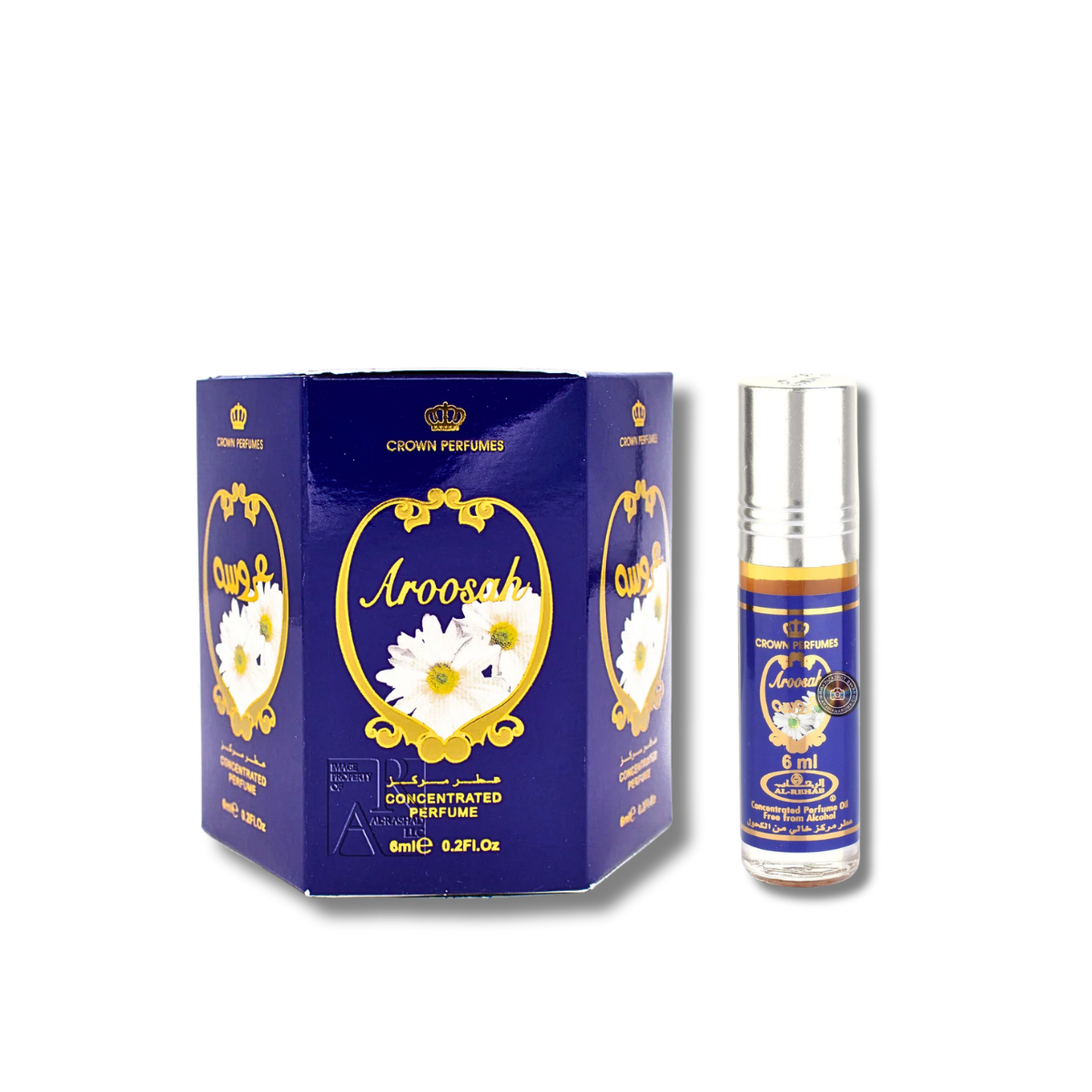 Al Rehab Aboosah Roll On Perfume 6Pcs x 0.2FL.OZ For Unisex