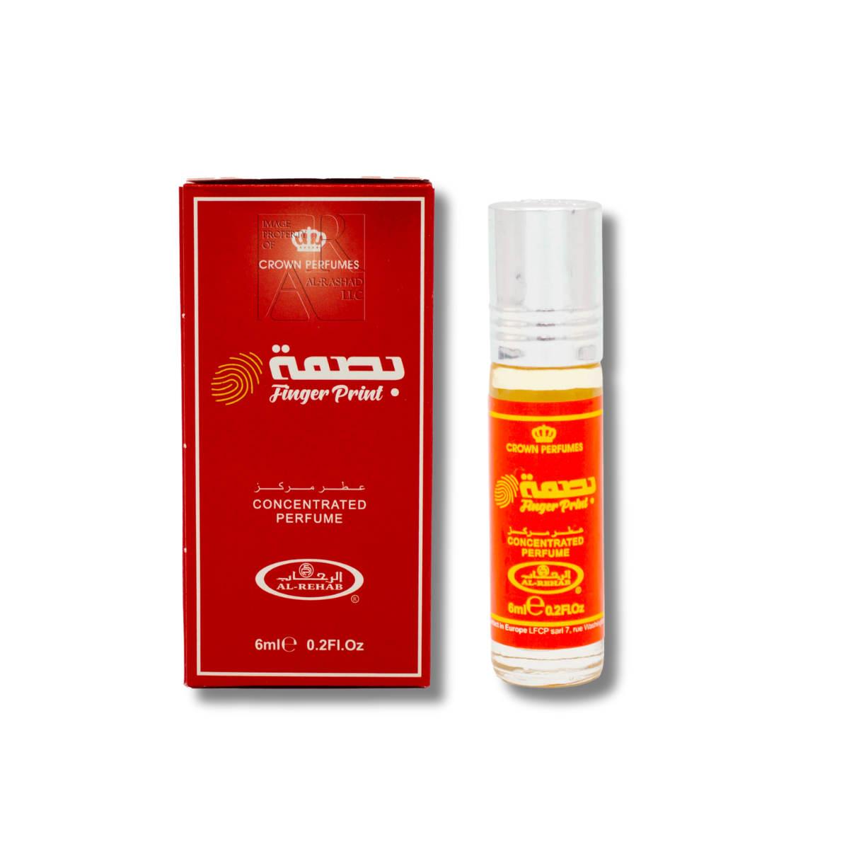 Al Rehab Finger Point Roll On Perfume 6Pcs x 0.2FL.OZ For Unisex