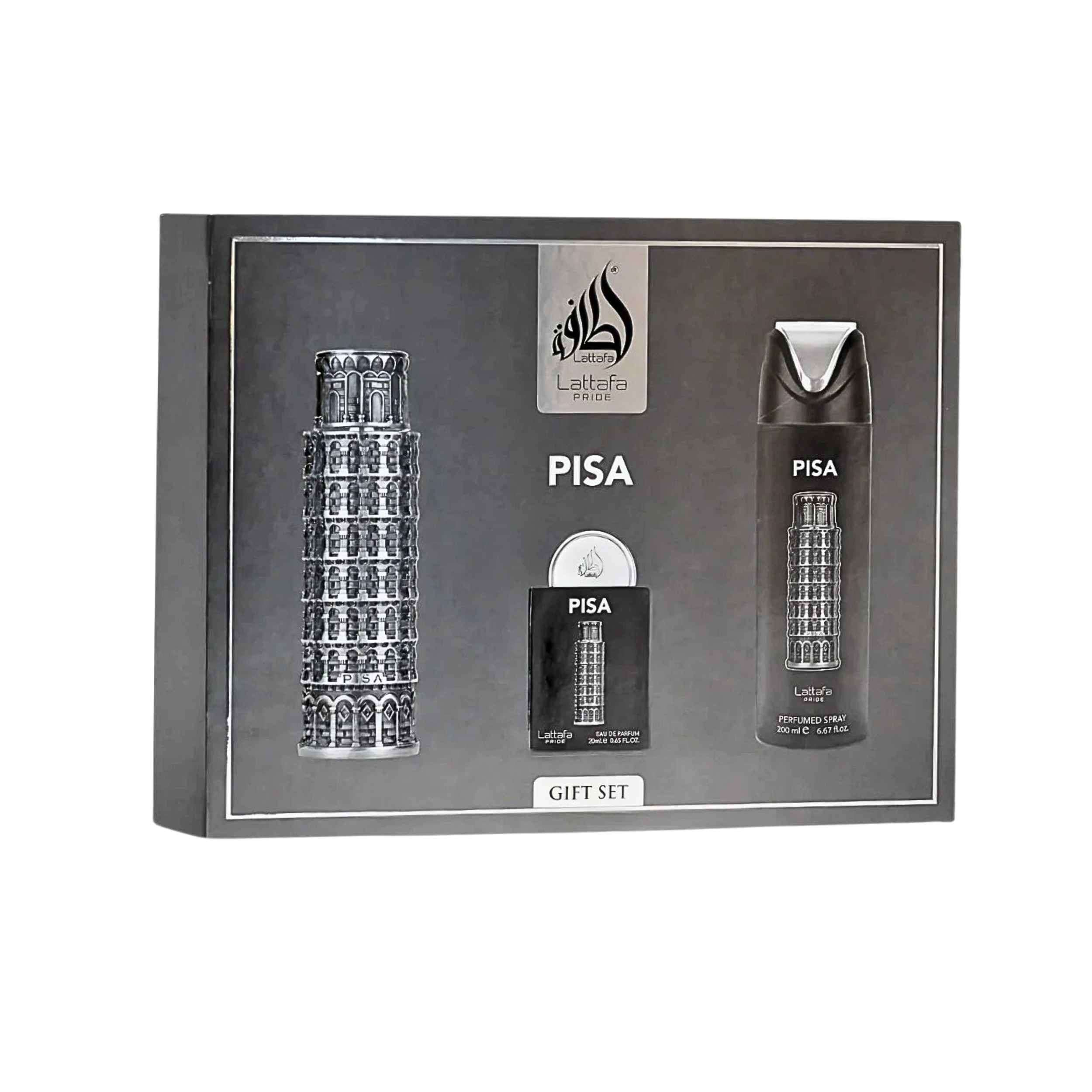Lattafa Pride Pisa Gift Set 3pcs
