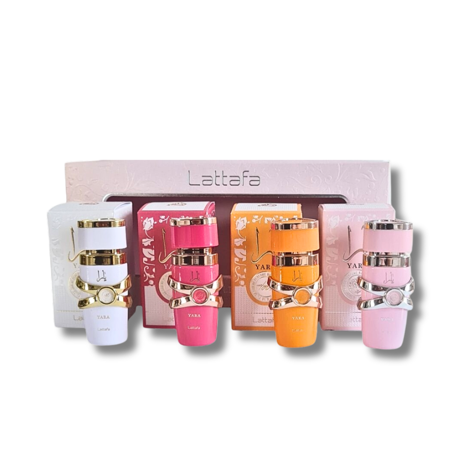 Lattafa Yara Mini Collection Yara, Moi, Tous, Candy 4X5ML Eau De Parfum For Women