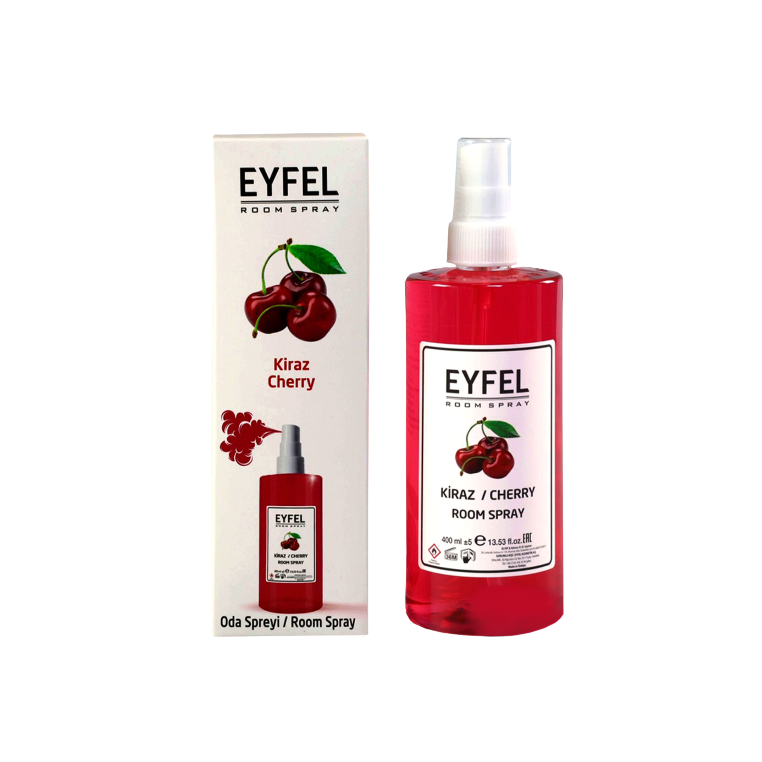 EYFEL ROOM SPRAY CHERRY SCENT 13.53FL.OZ | 400ML
