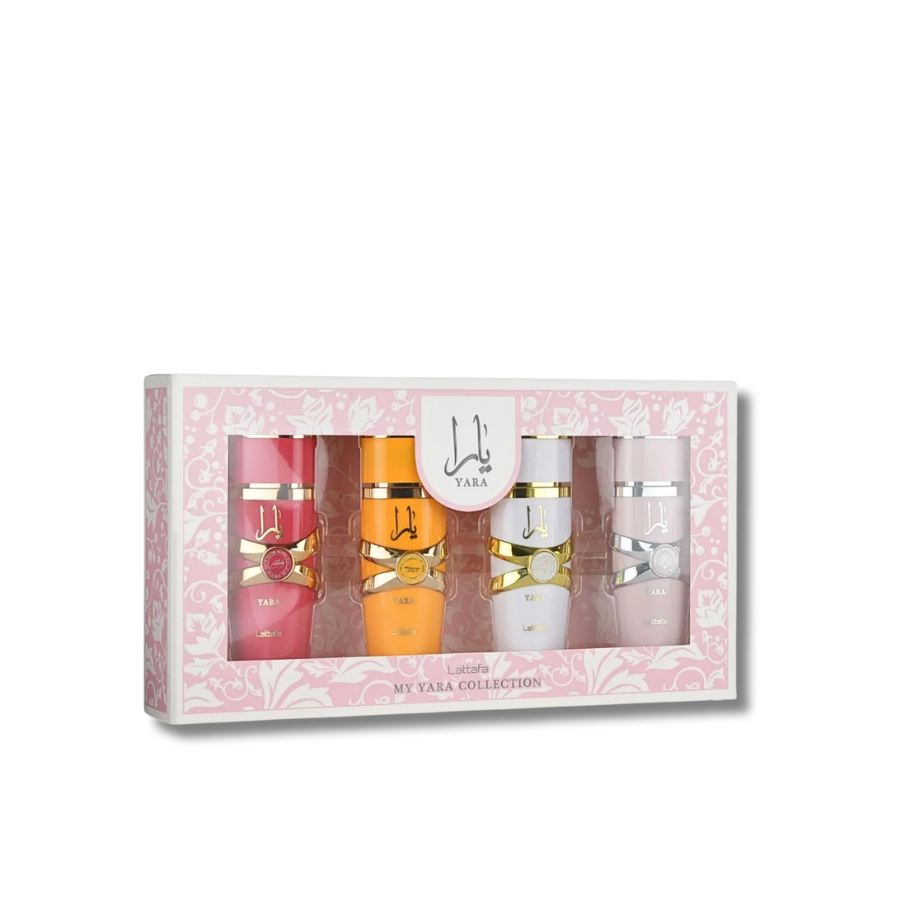 Lattafa My Yara Collection Yara, M0i, Tous & Candy Eau De Parfum 25ML X 4Pcs For Women