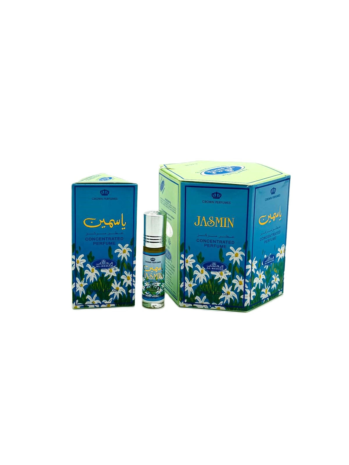 Al Rehab Jasmin Roll On Parfum 0.2FL .OZ X 6Pcs For Unisex