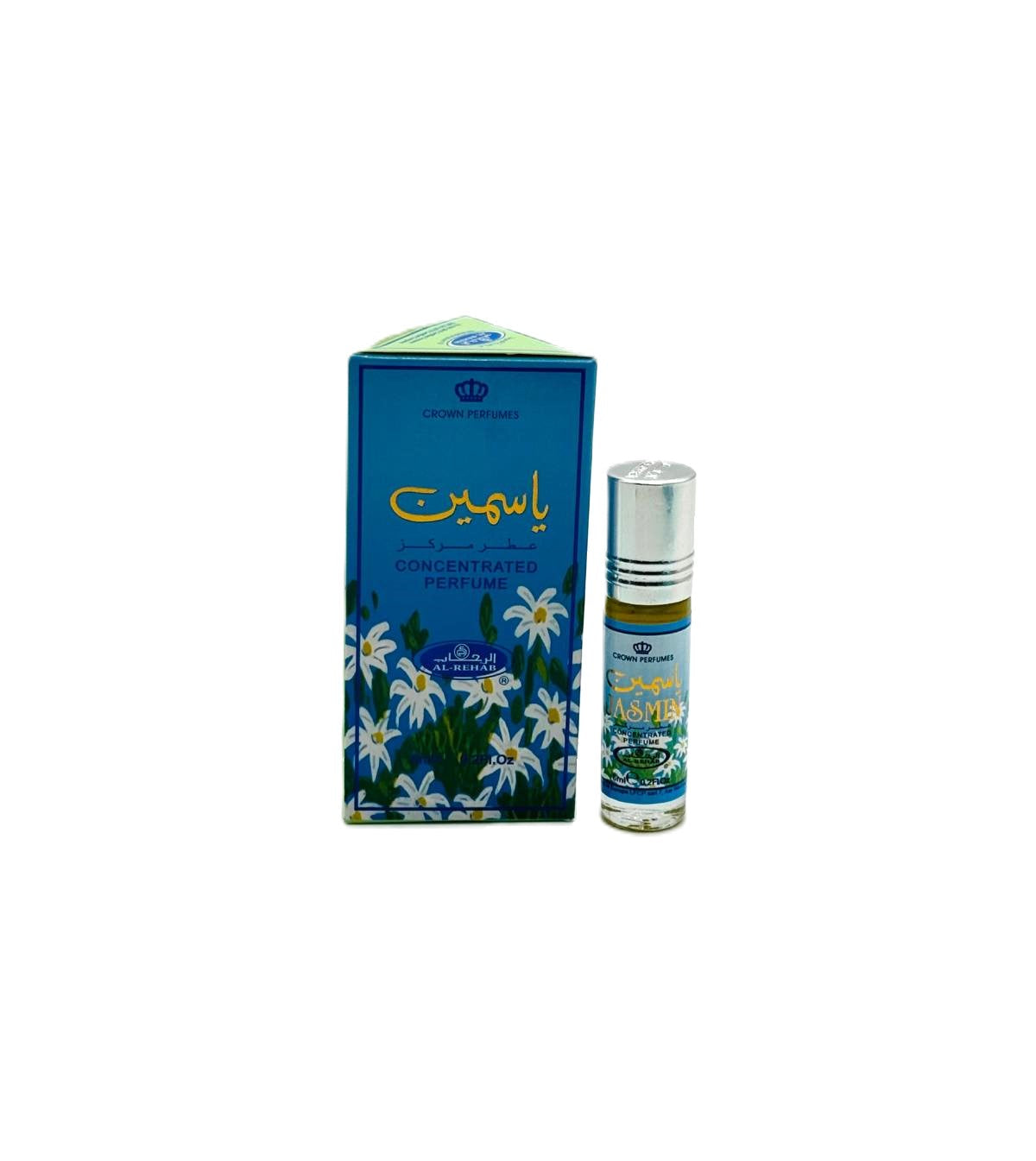 Al Rehab Jasmin Roll On Parfum 0.2FL .OZ X 6Pcs Unisex