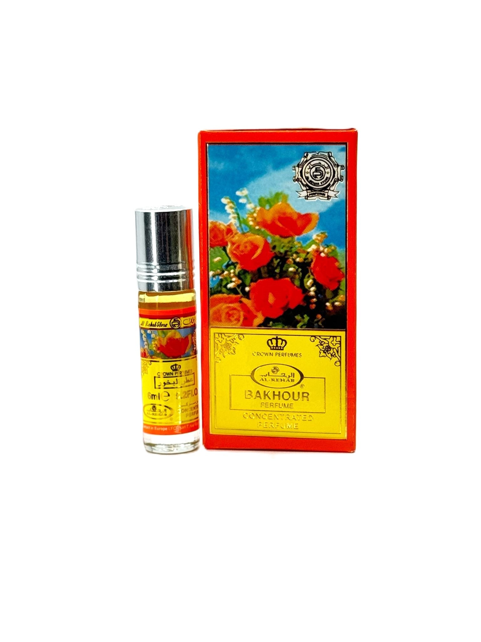 Al Rehab Bakhour Oil Roll On Perfume 6Pcs x 0.2FL.OZ For Unisex