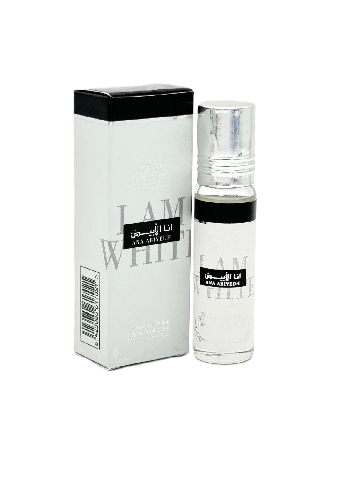 Ard Al Zaafran Ana Abiyedh Roll On Perfume 0.34FL.OZ Unisex