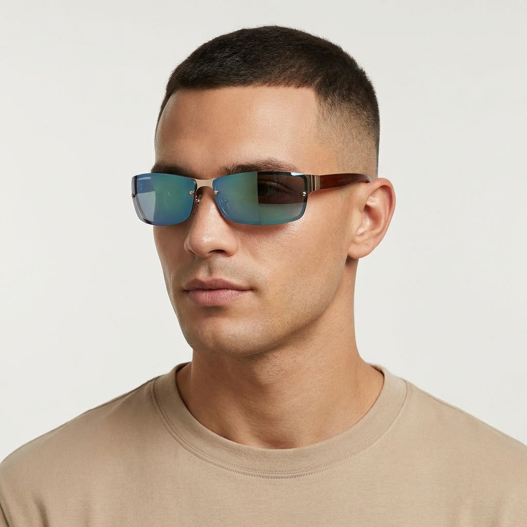 SPORT GREEN SUNGLASSES SUN120 J3165
