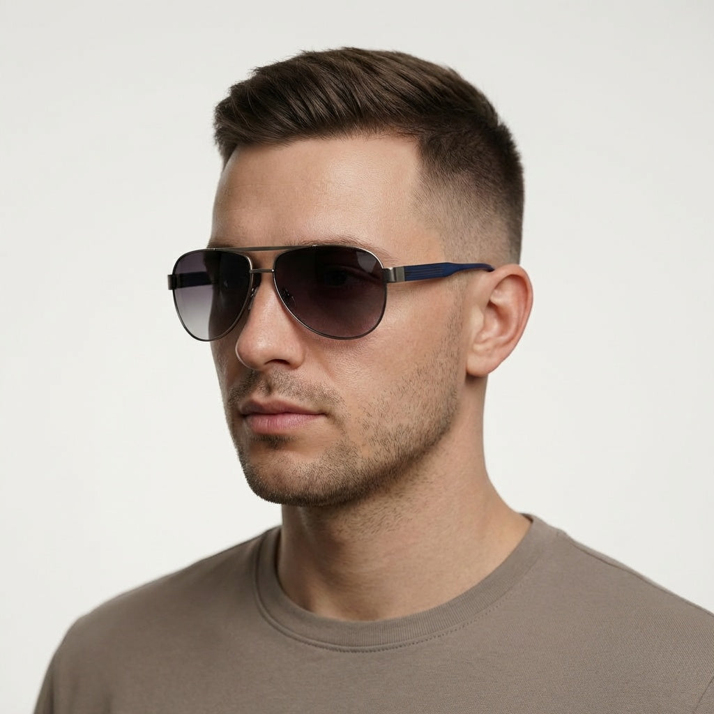 AVIATOR LIGHT BROWN SUNGLASSES SUN150 J3167
